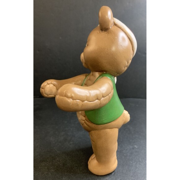 Vintage Hand Painted Kimple Mold Christmas Bear Figurine Rare Santa Xmas VTG - Picture 6 of 9